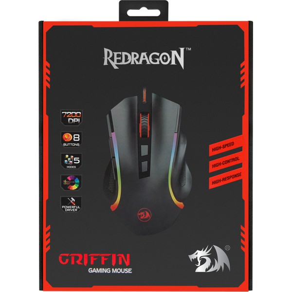  Redragon Griffin (75093) (7200dpi, 8 , , USB)