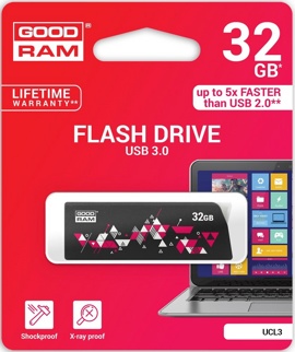 USB flash disk 32Gb Goodram UCL3 32Gb (UCL3-0320K0R11) Black ( , , USB 3.0)